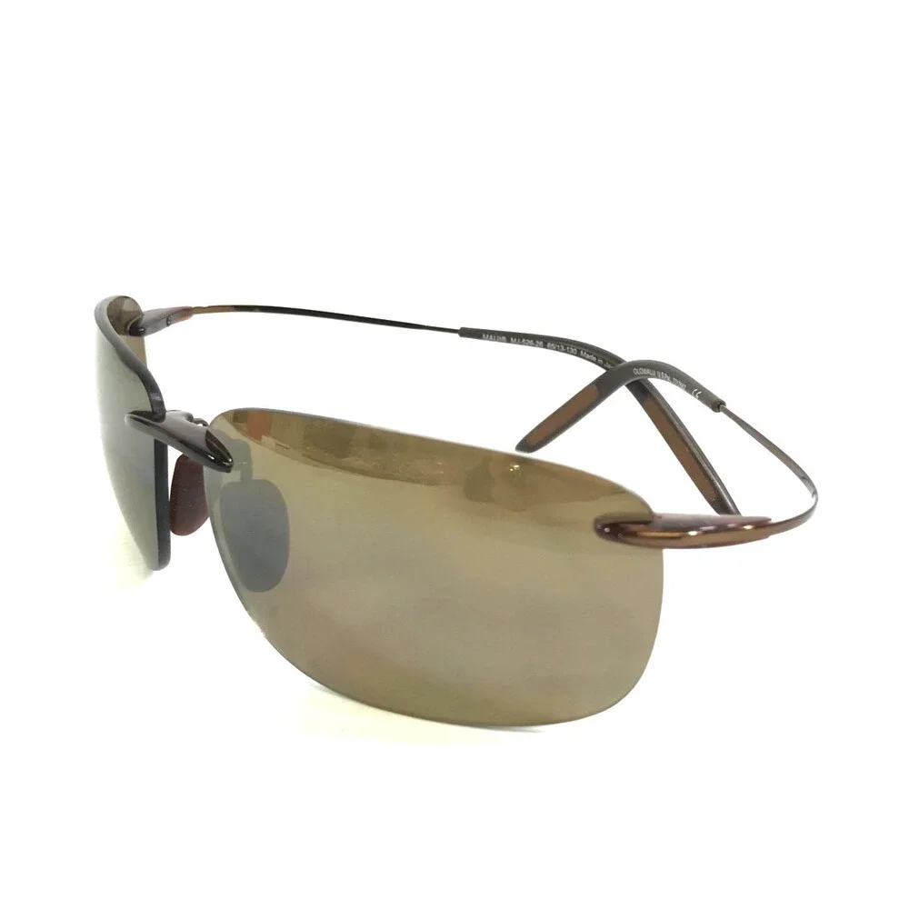 Maui Jim Sunglasses OLOWALU MJ-526-26 Rootbeer Copper Frames w HCL Bronze Lenses